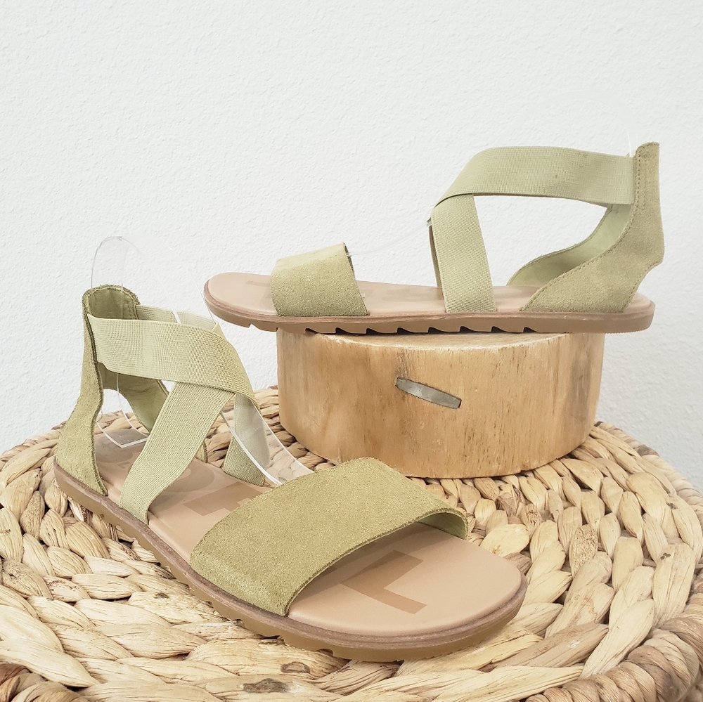 Sorel Women's Ella Green Sandal Size 11 - Picture 2 of 9